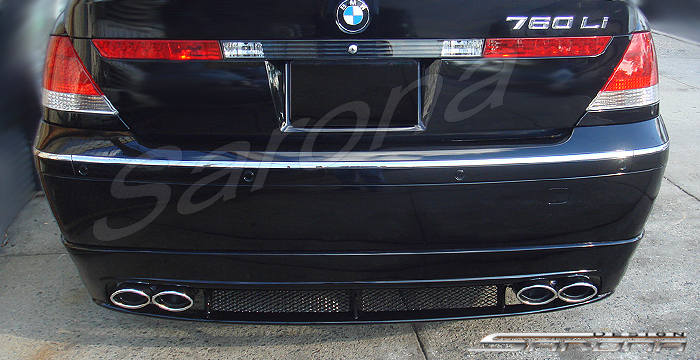 Custom BMW 7 Series  Sedan Rear Bumper (2002 - 2004) - $690.00 (Part #BM-019-RB)